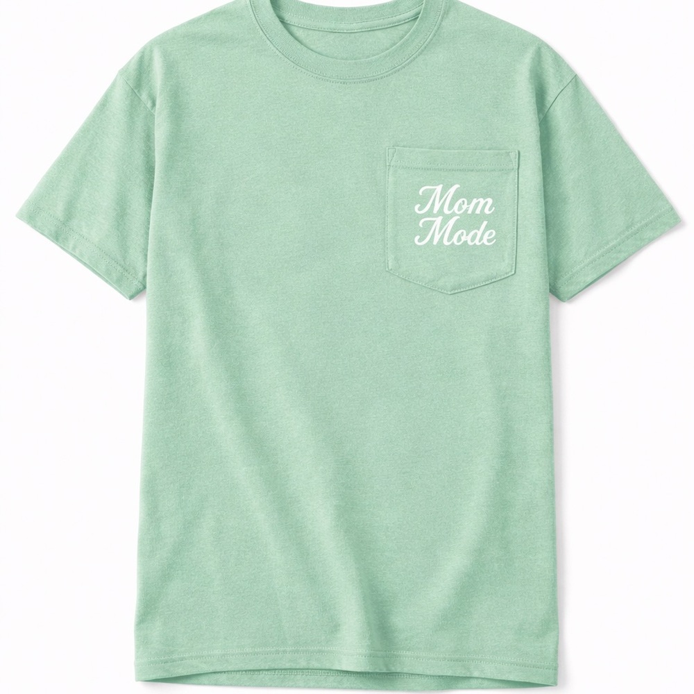 Mom Mode Mint Pocket Tee - Women's Short Sleeve